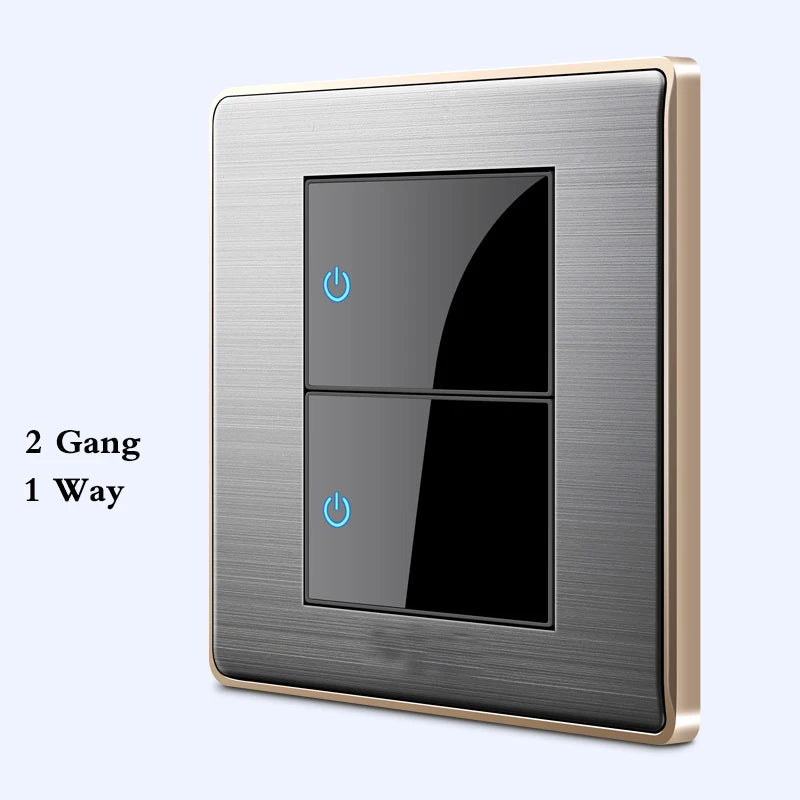 Brushed Stainless Steel Wall Switch