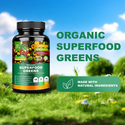 Organic Super Greens Health Supplement