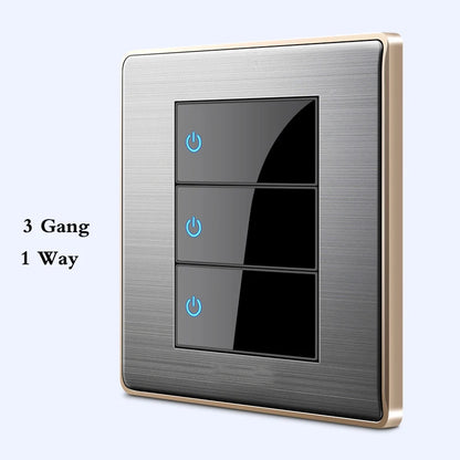 Brushed Stainless Steel Wall Switch
