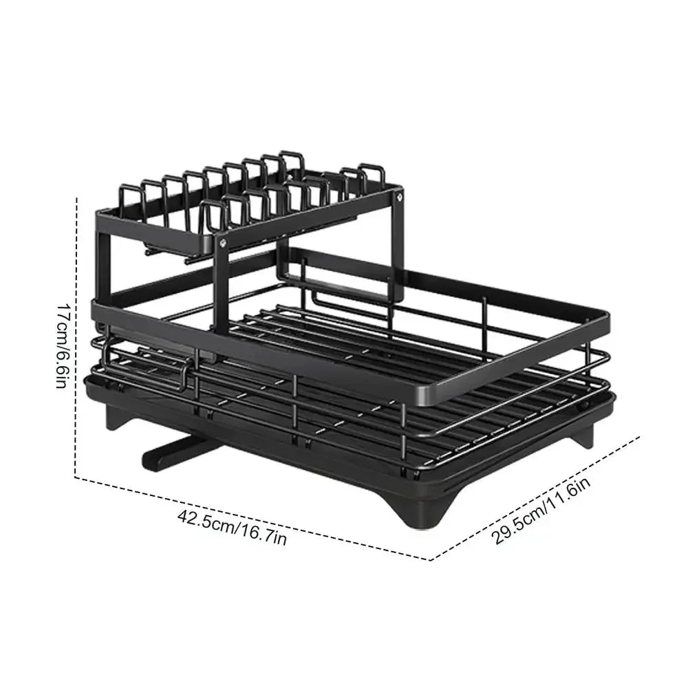 Adjustable Over Sink Dish Drying Rack