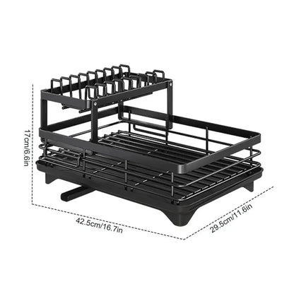 Adjustable Over Sink Dish Drying Rack