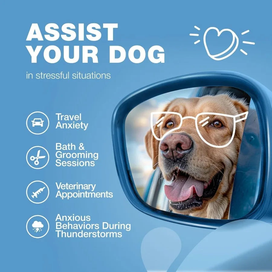 Natural Dog Calming Treats with Melatonin