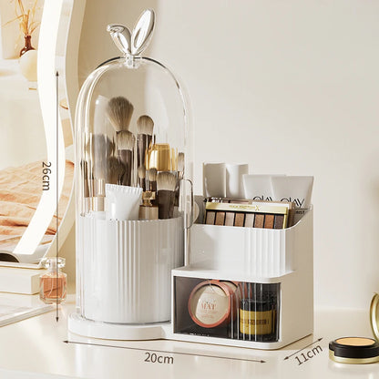 Desktop Makeup Brush Storage Shelf