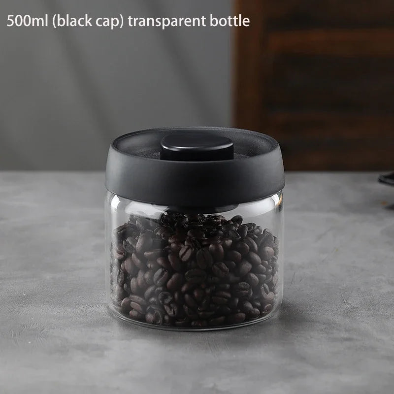 Airtight Coffee Bean Glass Jar