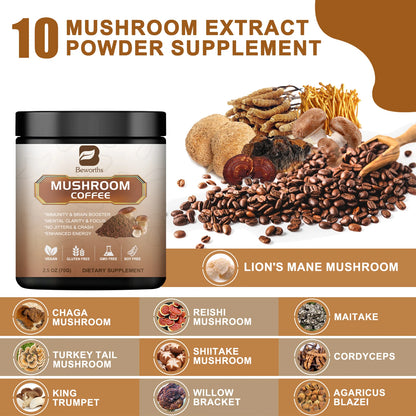 Organic Lion’s Mane Mushroom Coffee