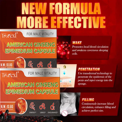 Organic Epimedium Ginseng Capsules