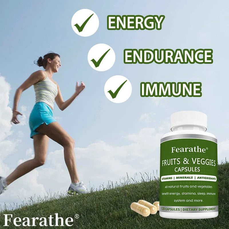 Fruit Vegetable Multivitamin Energy Capsules