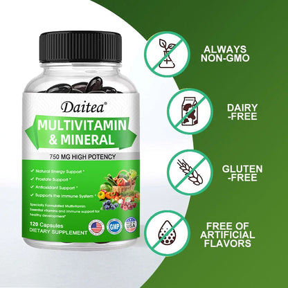 Daily Energy & Immune Support Multivitamin Formula