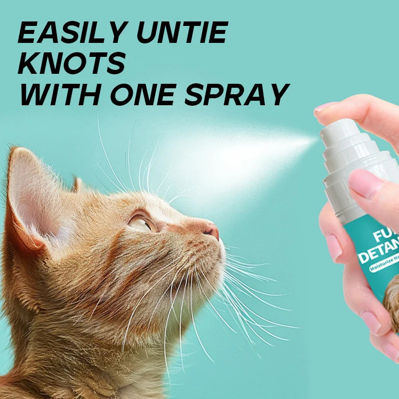 Pet Hair Detangling Spray Natural Formula