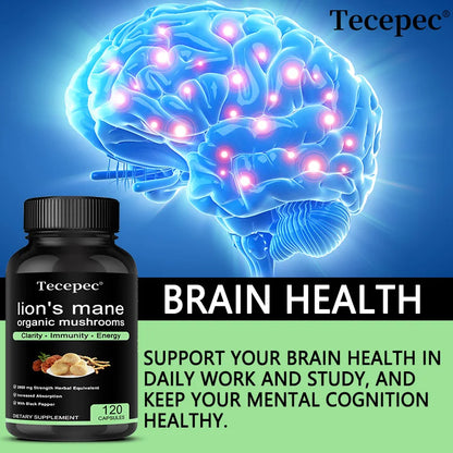 Lion’s Mane Organic Mushroom Supplement