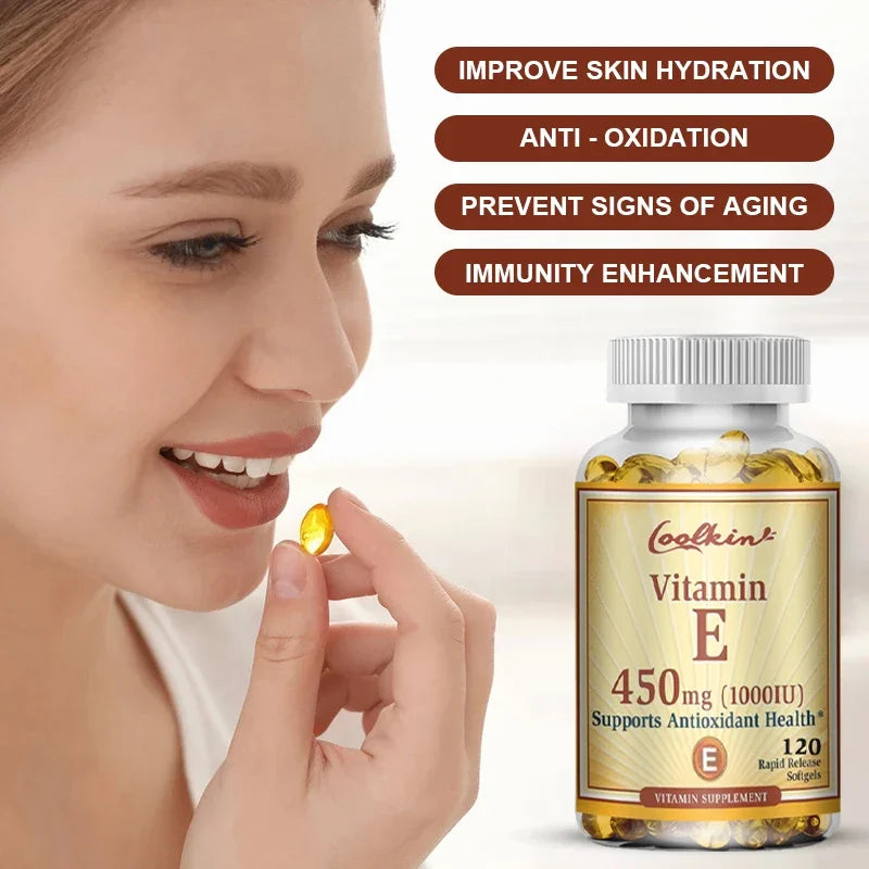 Vitamin E Capsules for Firming & Radiance