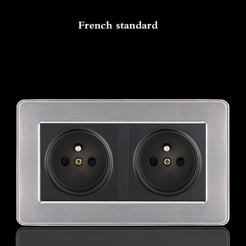 Brushed Stainless Steel Wall Switch