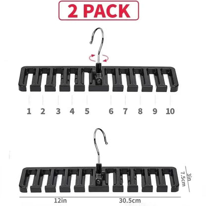 Rotating Tie and Belt Hanger