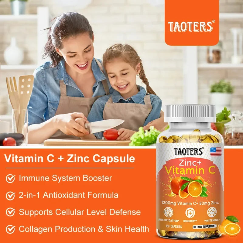 Taoters Vitamin C + Zinc Immune Support