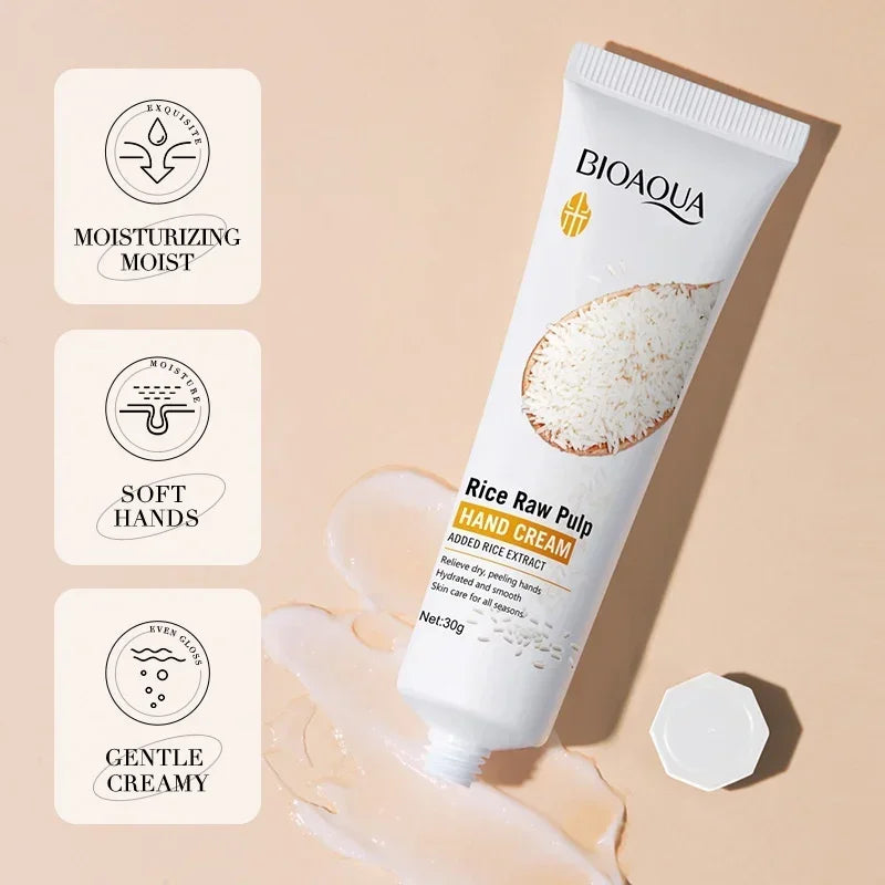 Rice Hand Cream Rejuvenating and Moisturizing