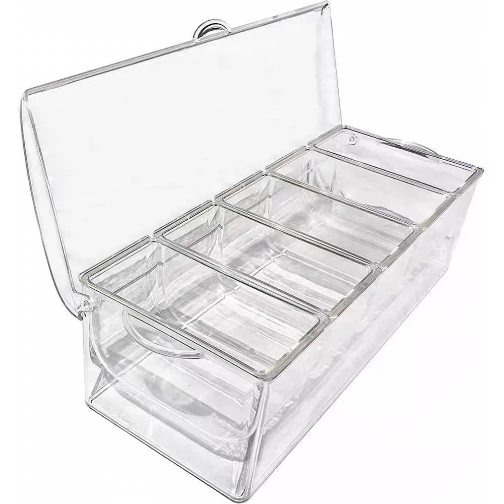 Clear Acrylic Kitchen Seasoning Storage Box