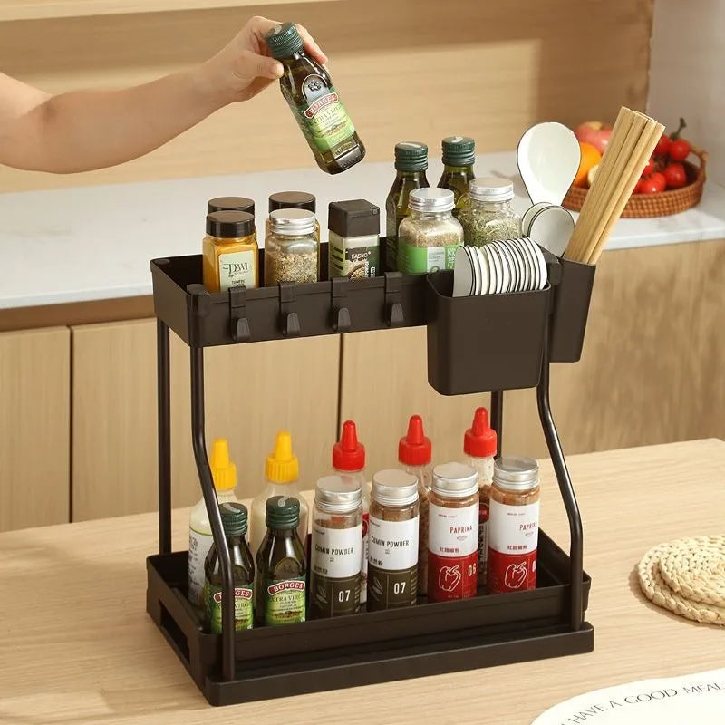2 Tier Under Sink Storage Organizer