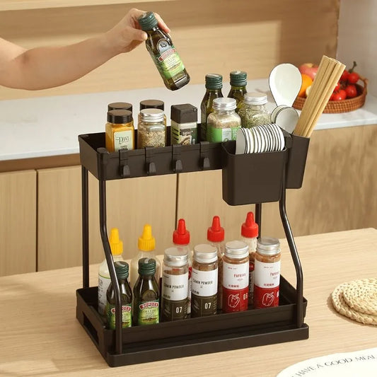 2 Tier Under Sink Storage Organizer