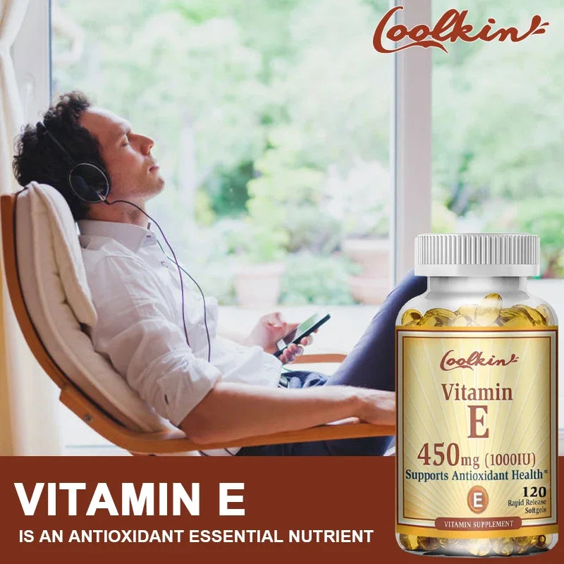 Vitamin E Capsules for Firming & Radiance