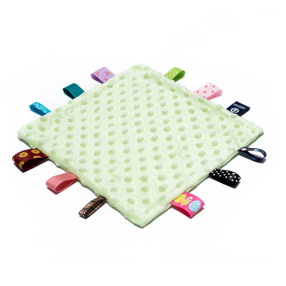 Newborn Comforting Towel Blanket with Taggies