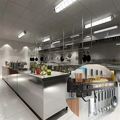 Wall Mounted Kitchen Spice Rack Organizer