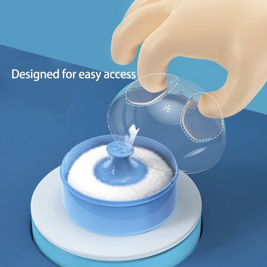 Infant Body Powder Puff with Container