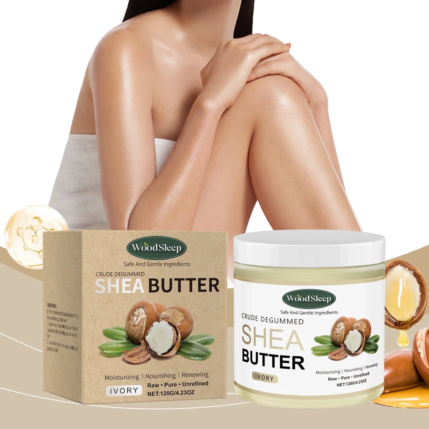 Natural Shea Butter for Dry Skin and Deep Hydration