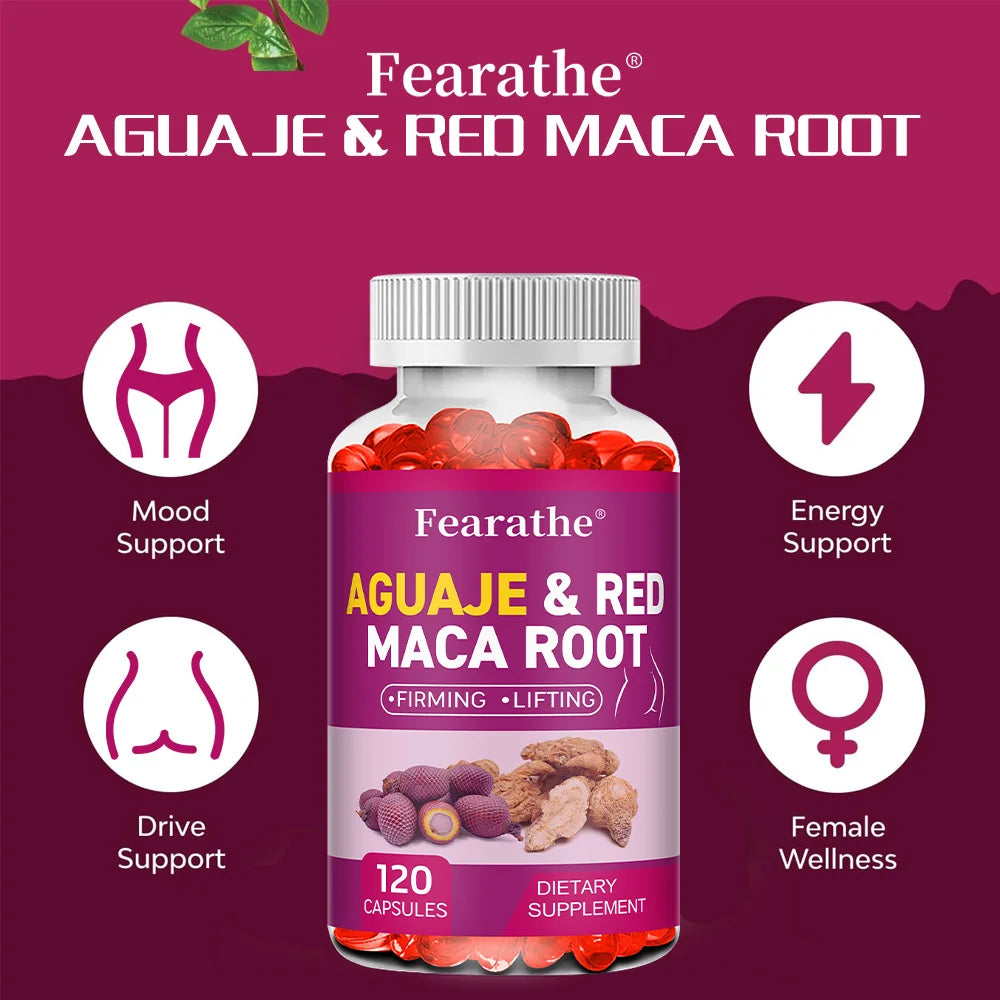 Organic Aguaje Red Maca Capsules