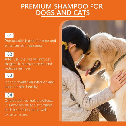 Natural Pet Flea Repellent Shampoo