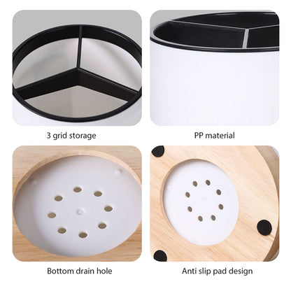 Kitchen Utensil Storage Bucket Holder