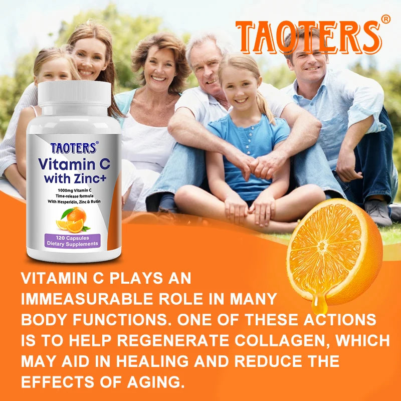Vitamin C Zinc Immune Support Capsules