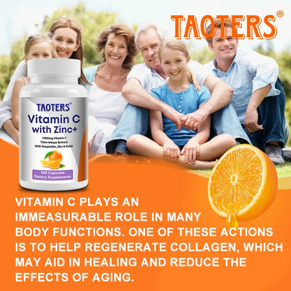 Vitamin C Zinc Immune Support Capsules
