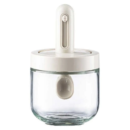 Glass Seasoning Jar with Spoon