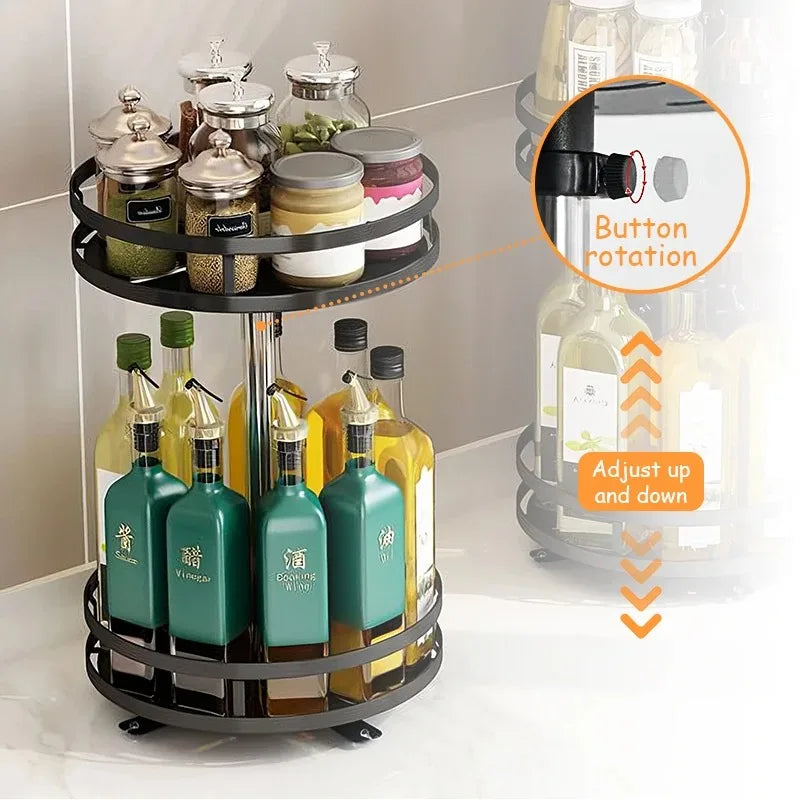 Rotating Pantry Spice Rack
