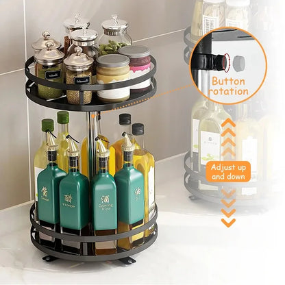 Rotating Pantry Spice Rack