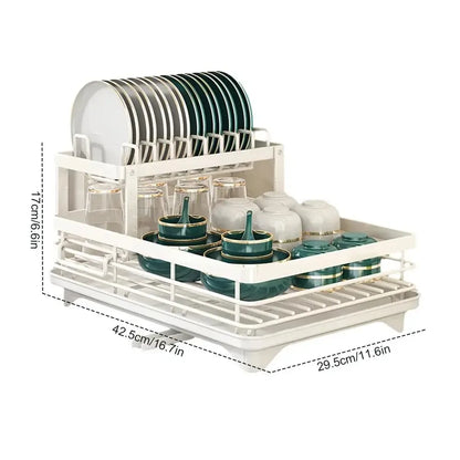 Adjustable Over Sink Dish Drying Rack