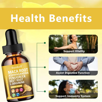 Organic Maca Root Liquid Multivitamin Drops
