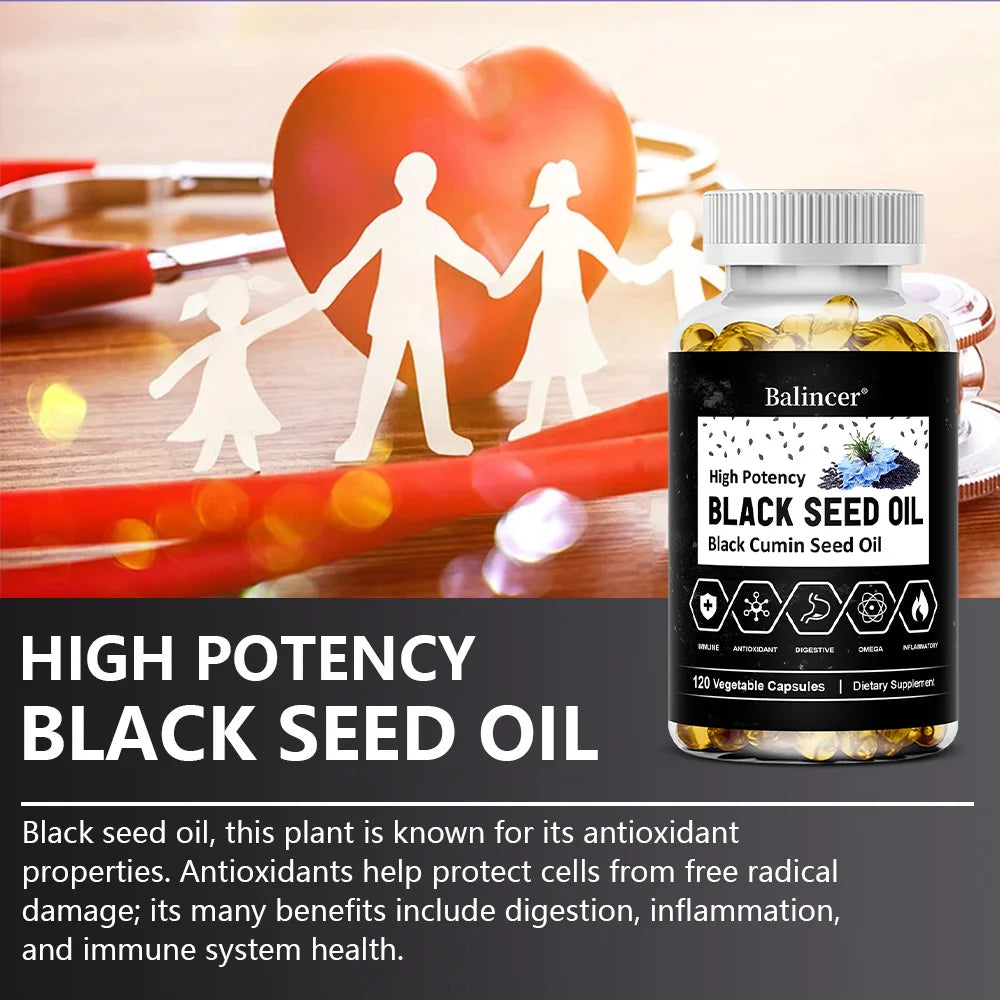 Organic Black Seed Oil Capsules