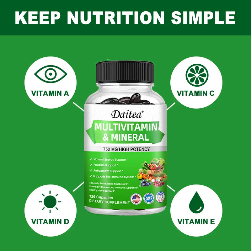 Daily Energy & Immune Support Multivitamin Formula