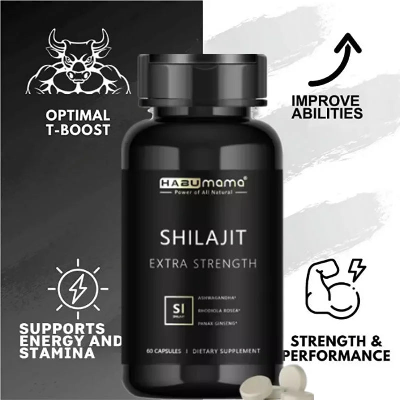Organic Shilajit Men Energy Capsules