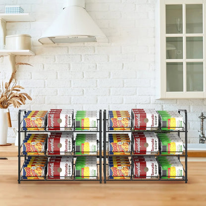 Stackable Can Storage Organizer Rack