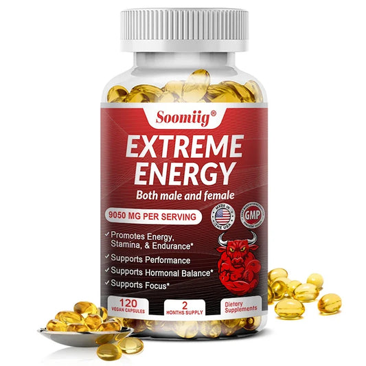Pure Organic Ginseng Energy Booster Capsules