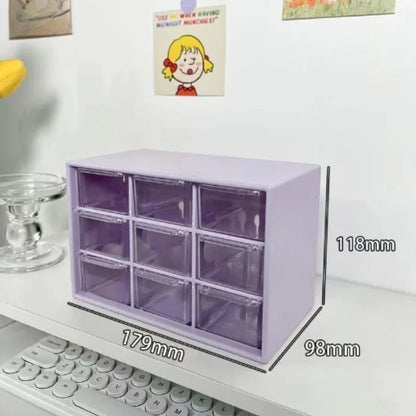 9 Drawer Storage Organizer Unit