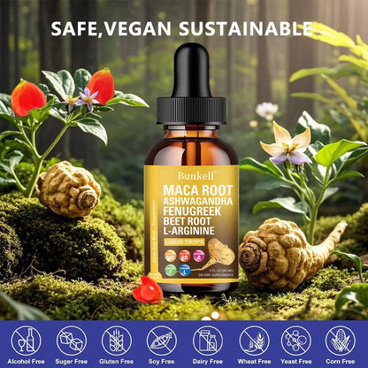 Organic Maca Root Liquid Multivitamin Drops