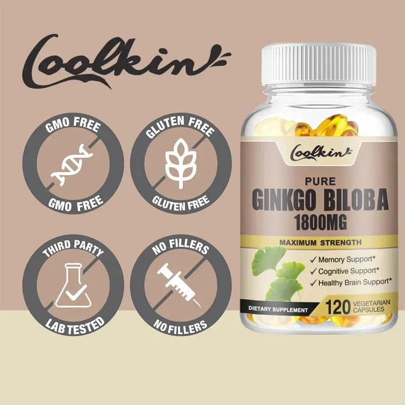 Organic Ginkgo Leaf Brain Supplement