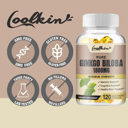 Organic Ginkgo Leaf Brain Supplement