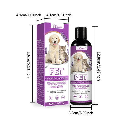 Natural Lavender Pet Care Shampoo