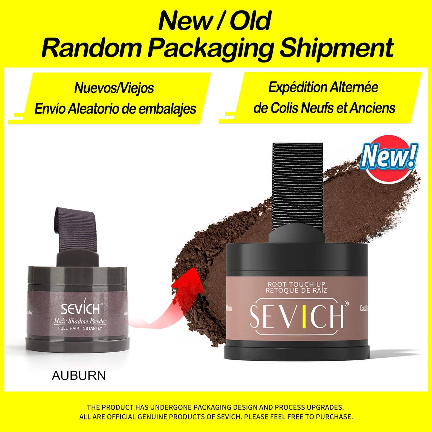 Sevich Hairline Shadow Powder for Hair Loss Concealment