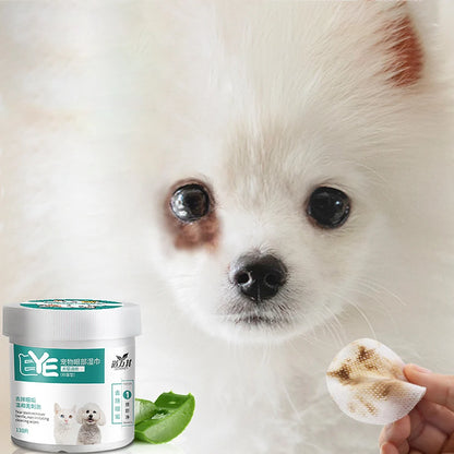 Natural Pet Eye Cleaning Wipes