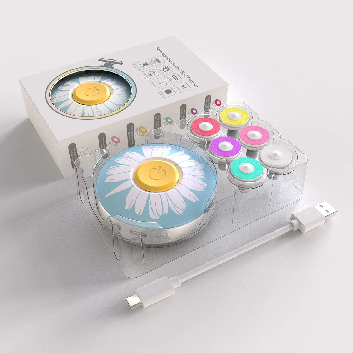 USB Rechargeable Nail Grinder for Safe Nail Care